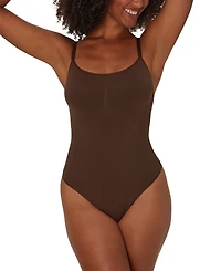 Maidenform Women's Everyday Seamless Shapewear Thong Bodysuit DMS830