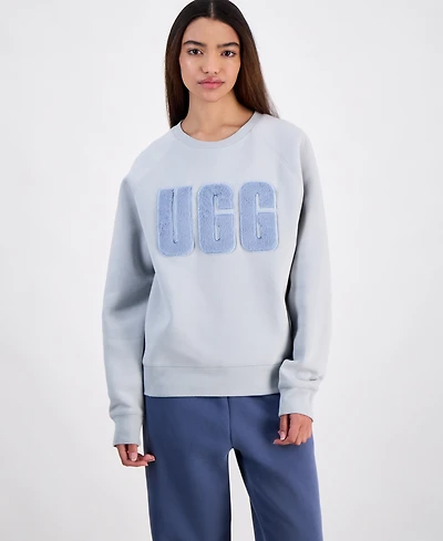 Ugg Women's The Madeline Fuzzy-Logo Crewneck Sweatshirt