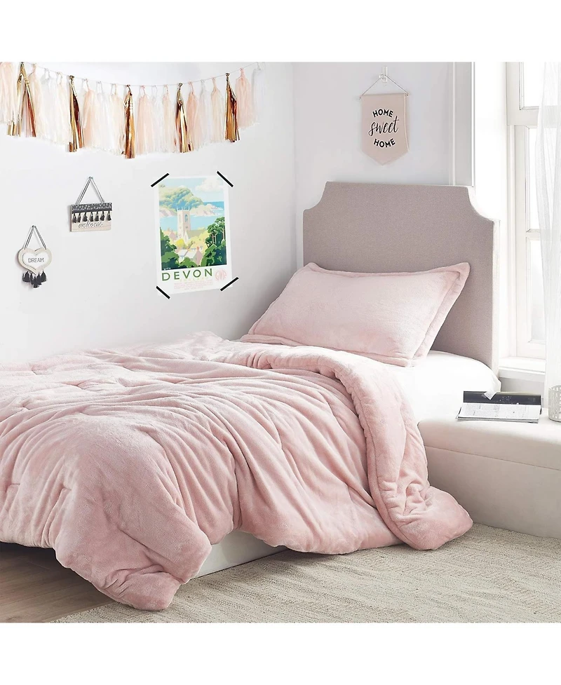 Coma Inducer Oversized Comforter Set - Me Sooo Comfy - Rose Quartz