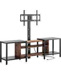 79 Inch Tv Stand for TVs up to 85 Inch with Mount and Power Outlet