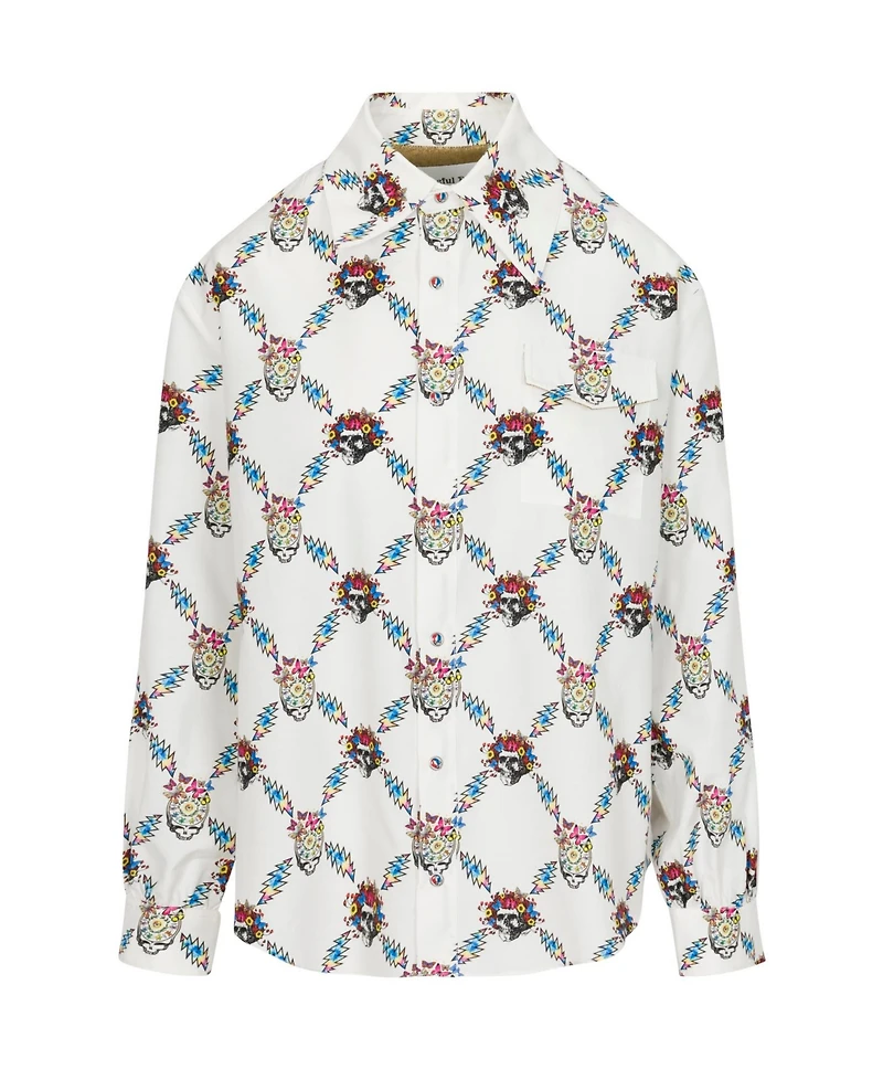 Meghan Fabulous Women's Grateful Dead Bertha Goddess Long Sleeve Shirt