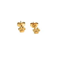 Pawfect Mini Paw Print Stud Earrings