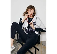 Activity Grrrl High Rise Kick Crop Jeans