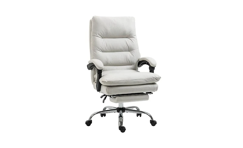 Massage Office Chair with Lumbar Support and Reclining Function