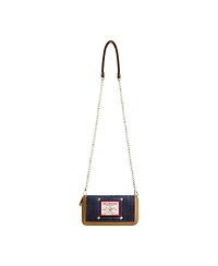 True Religion Buddha Patch Double Zip Chain Wallet