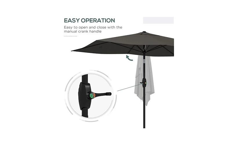Sun Umbrella Portable Uv Protection Umbrella for Beach Patio or Outdoor Activities