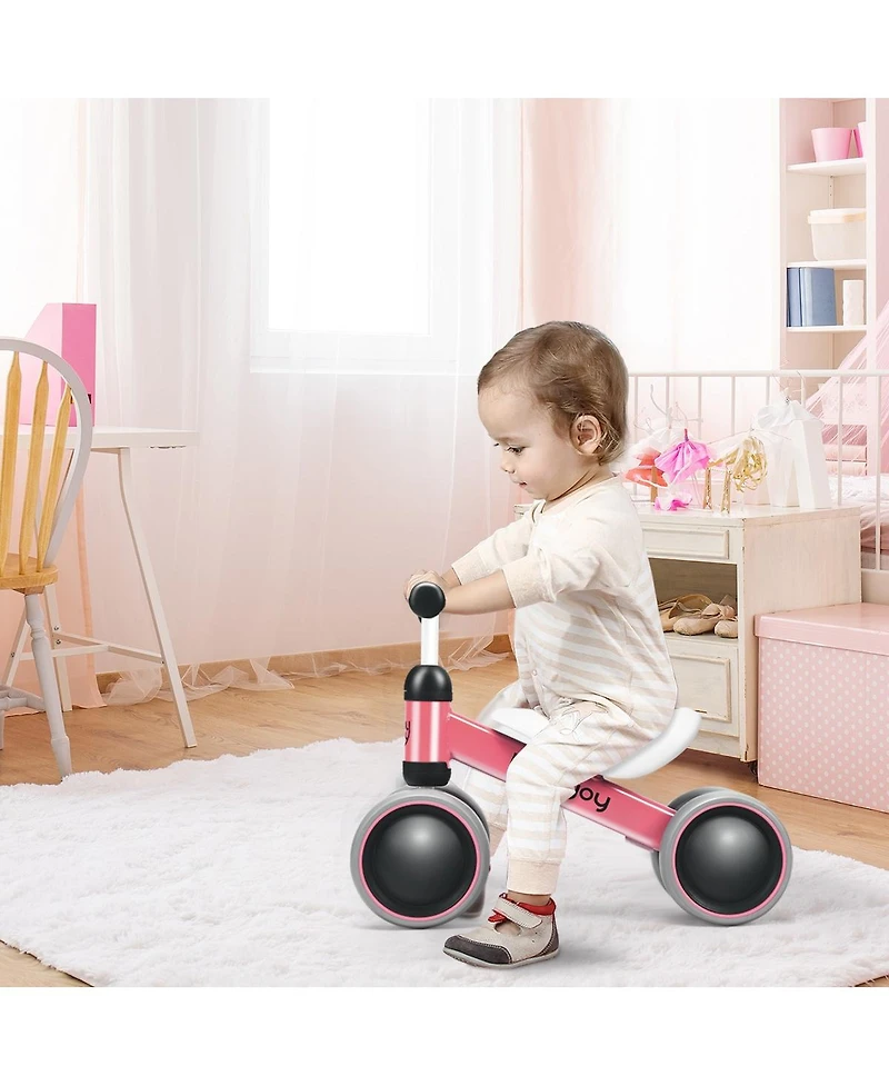 Baby Balance Bike for 2 Years Old Boys Girls No Pedal 4 Wheels