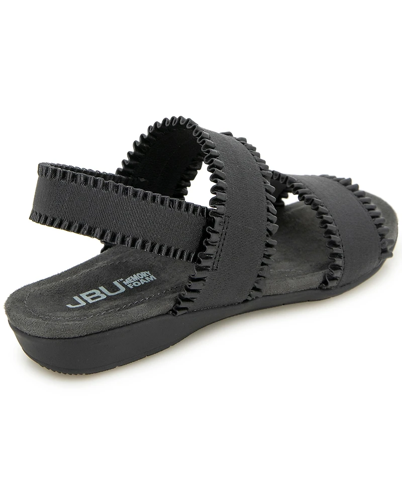 Jbu Women's Azores Casual Flat Sandal