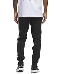 adidas Men's Essentials Regular-Fit 3-Stripes Fleece Joggers