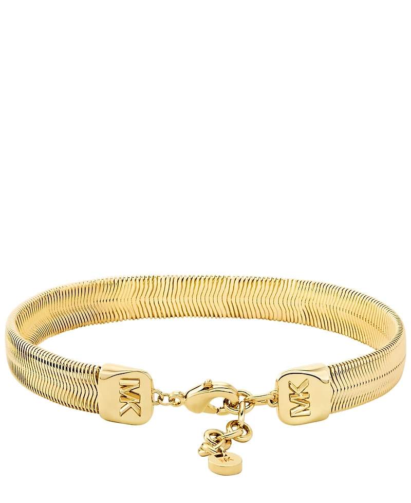Michael Kors Chevron Snake Chain Bracelet