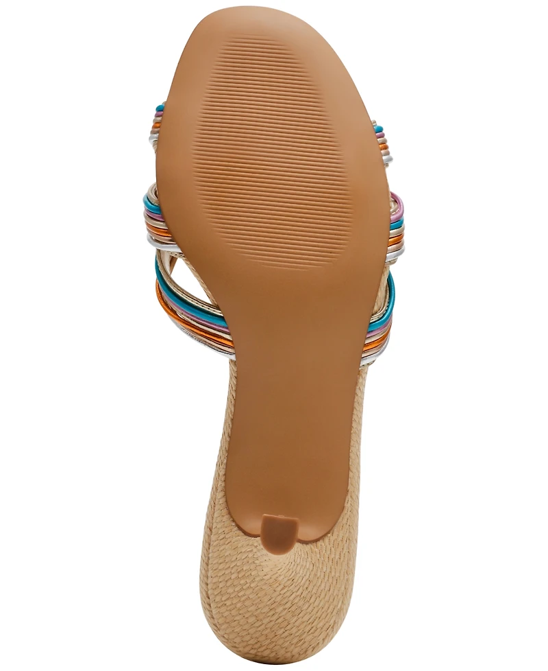 Steve Madden Women's Cary Strappy Kitten-Heel Mule Sandals