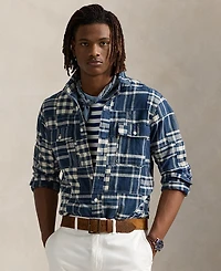 Polo Ralph Lauren Men's Classic-Fit Patchwork Workshirt
