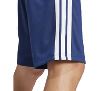 adidas Men's Three-Stripes 10" Tricot Shorts