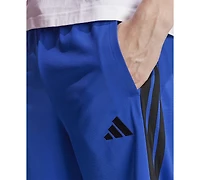 adidas Men's Three-Stripes 10" Tricot Shorts