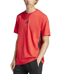 adidas Men's Essential Three-Stripes Single Jersey T-Shirt