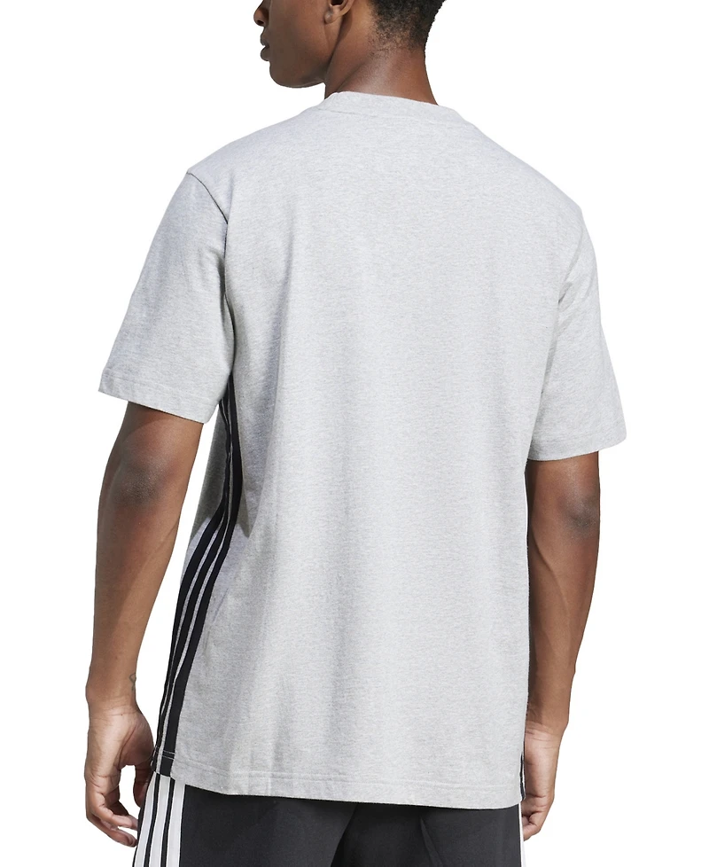 adidas Men's Essential Three-Stripes Single Jersey T-Shirt