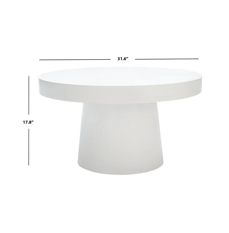 Jaria Faux Concrete Coffee Table