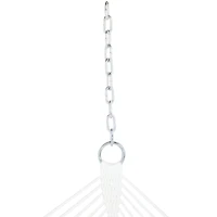 Outdoor 2-Person Quilted Fabric Hammock with Spreader Bars and Freestanding Stand