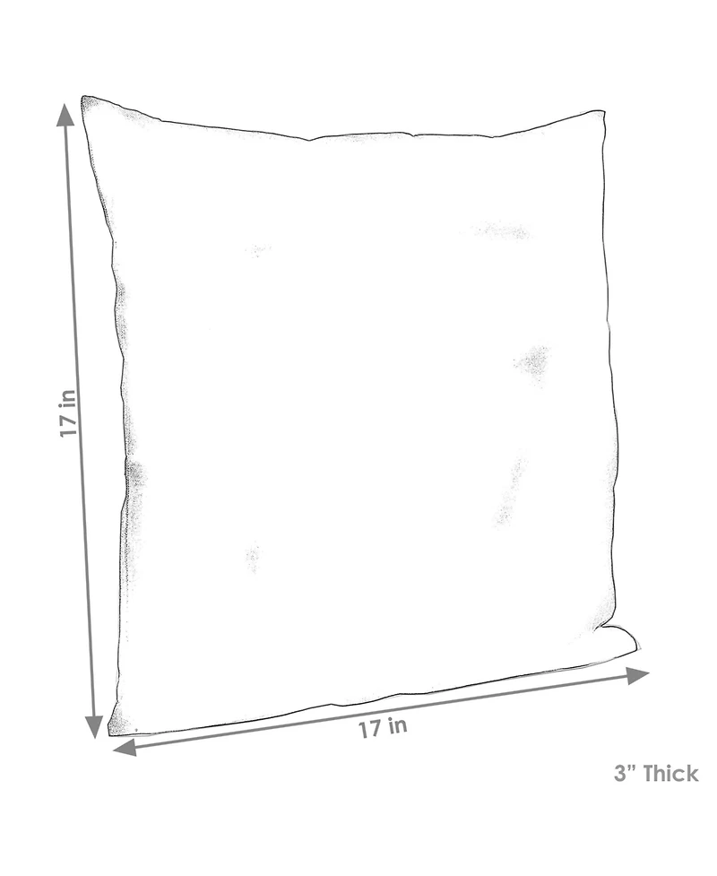 Indoor/Outdoor Weather-Resistant Polyester Lumbar Decorative Pillow with Zipper Closure - 2pk