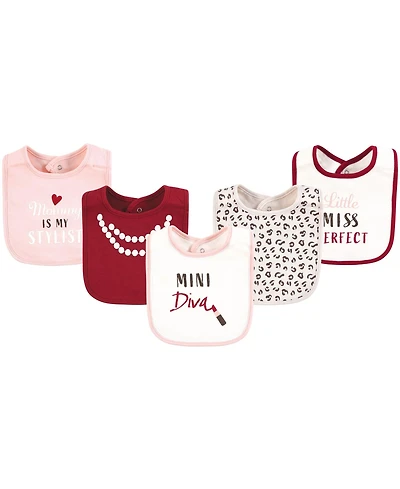 Hudson Baby Soft Cotton Mealtime Bibs