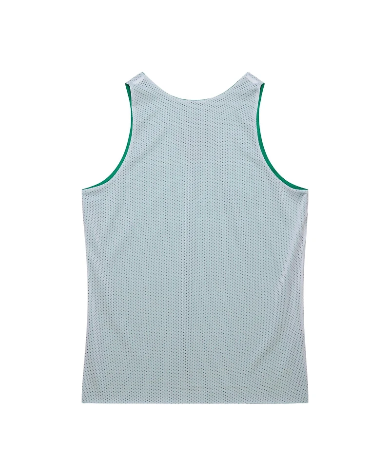 Mitchell & Ness Men's Kelly Green Boston Celtics Hardwood Classics Reversible Mesh Practice Jersey