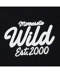 Pro Standard Men's Black Minnesota Wild Paint the City Pullover Hoodie