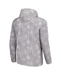Tommy Bahama Men's Gray Penn State Nittany Lions Palm Frenzy Hoodie Long Sleeve T-Shirt