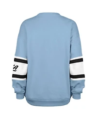 '47 Brand Women's Light Blue La Clippers 2024/25 City Edition Steadfast Paneled Pullover Sweatshirt