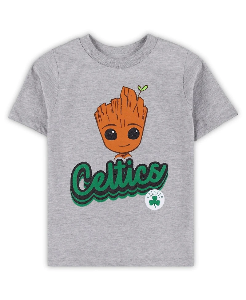 Outerstuff Preschool 2-Piece Boston Celtics Guardians Of The Galaxy T-Shirt Set