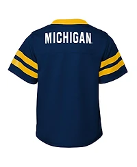Outerstuff Preschool 2-Piece Navy Michigan Wolverines Red Zone Jersey and Pants Set