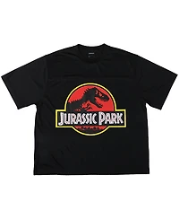 Dumbgood Men's Black Jurassic Park Mesh Jersey