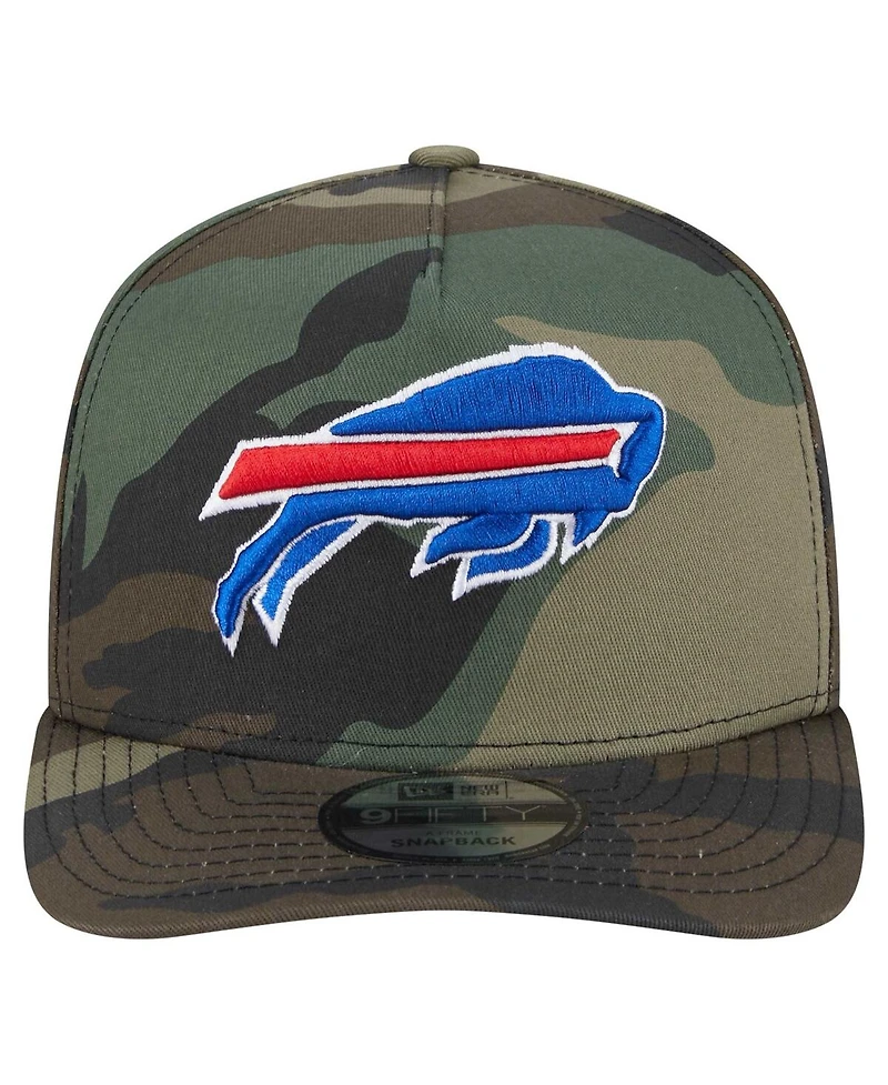 New Era Men's Camo Buffalo Bills Woodsy 9FIFTY Snapback Hat