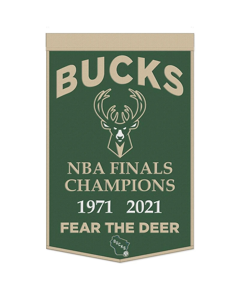 Wincraft Milwaukee Bucks 24" x 38" Championship Banner
