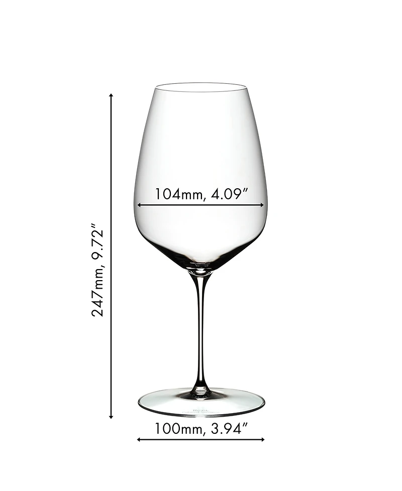 Riedel Veloce Cabernet Wine Glasses, Set of 2