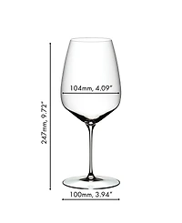 Riedel Veloce Cabernet Wine Glasses, Set of 2