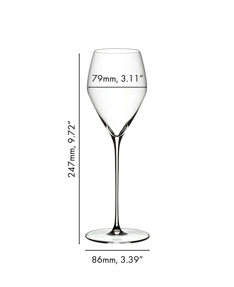 Riedel Veloce Champagne Glasses, Set of 2
