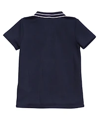 Guess Big Boys Textured Knit Polo