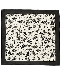 Lauren Ralph Lauren Contrast Floral Square Scarf