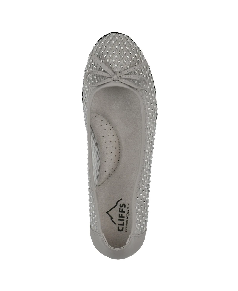 Cliffs by White Mountain Women's Carlicia Round Toe Ballet Flats
