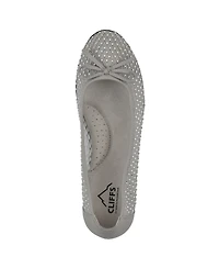 Cliffs by White Mountain Women's Carlicia Round Toe Ballet Flats
