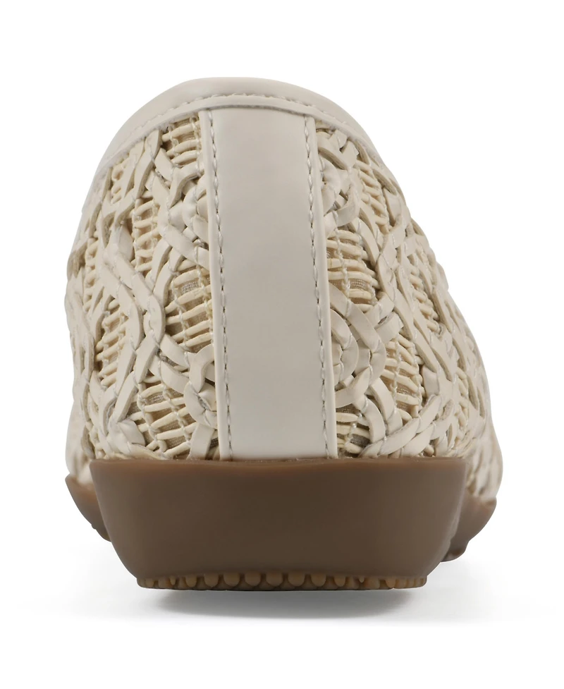 Cliffs by White Mountain Women's Cariann Ballet Round Toe Flats