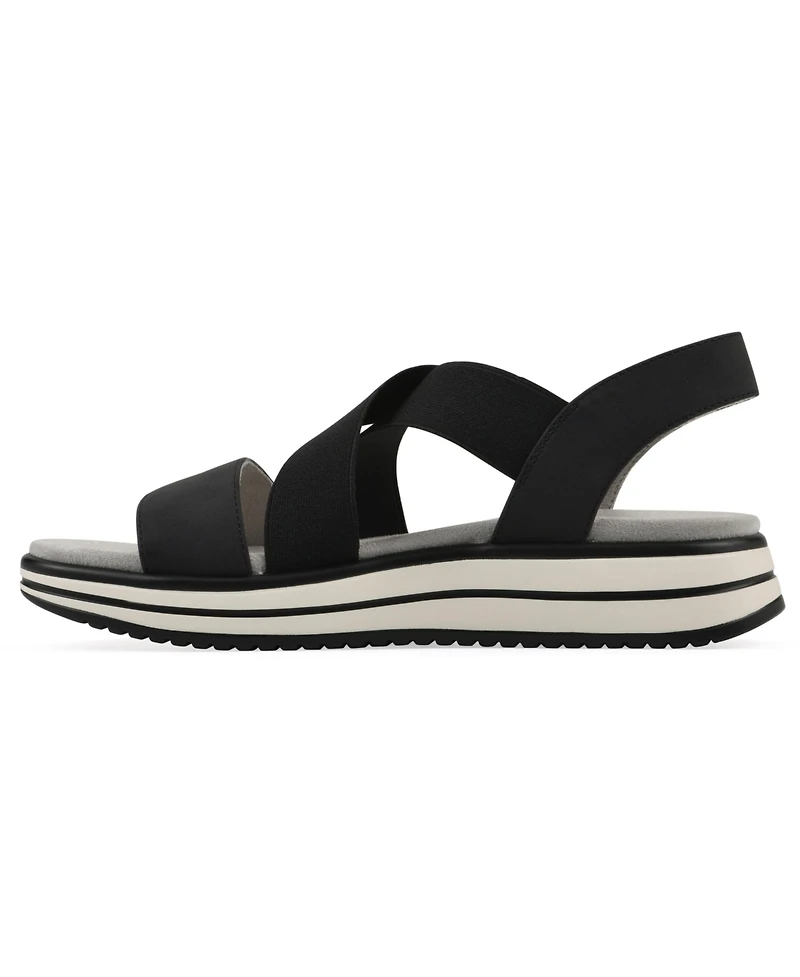 Cliffs by White Mountain Women's Hapley Athleisure Slip-On Sandals