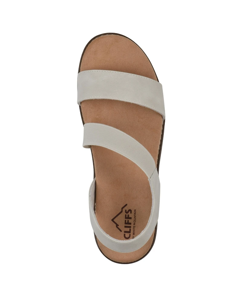Cliffs by White Mountain Women's Tinnley Wedge Slip-On Sandals