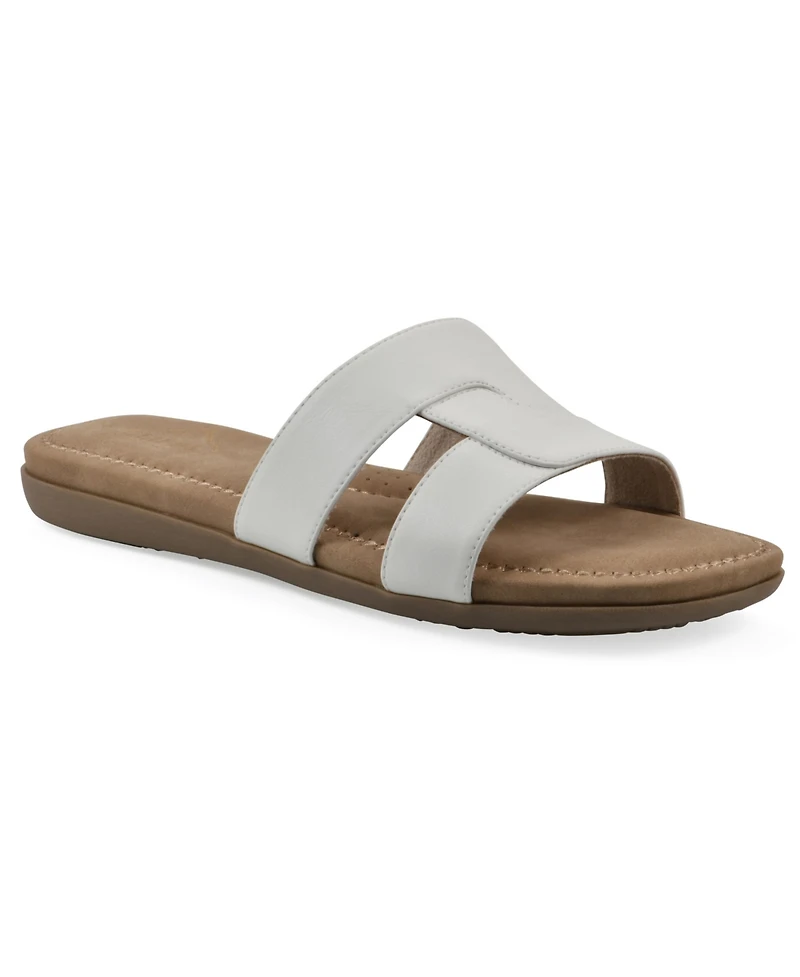 Cliffs by White Mountain Women's Fraida Slide Slip-On Sandals