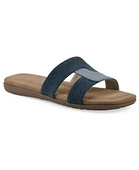 Cliffs by White Mountain Women's Fraida Slide Slip-On Sandals