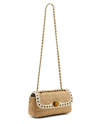 Betsey Johnson Icon Hearts Flap Small Crossbody Bag