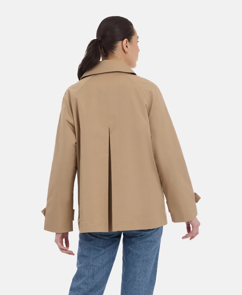 Bcbgmaxazria Women's Short Double Breasted Trench Coat