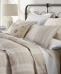 Charter Club Clifton Cotton Linen Stripe Comforter Sets Exclusively At Macys