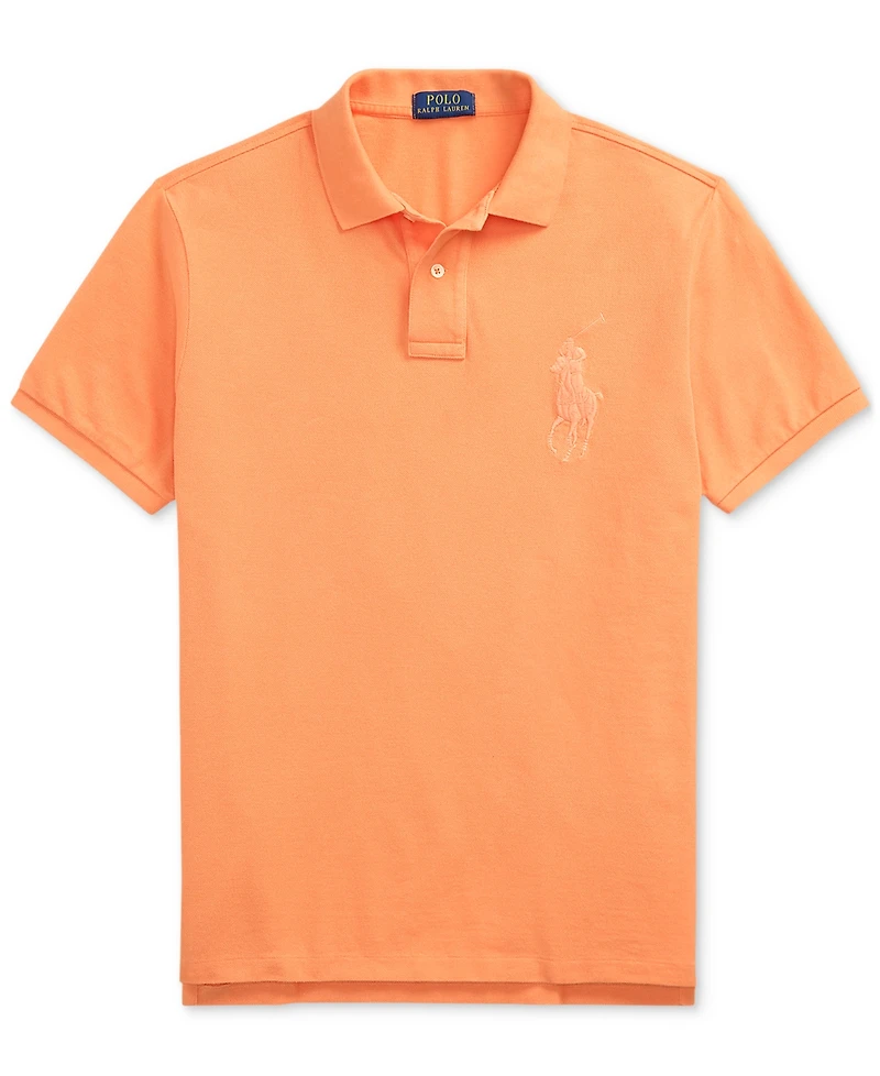 Polo Ralph Lauren Men's Custom Slim Fit Big Pony Mesh Shirt