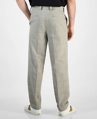 Hugo Boss Men's Theodor Slim-Fit Plaid Pleated Pants